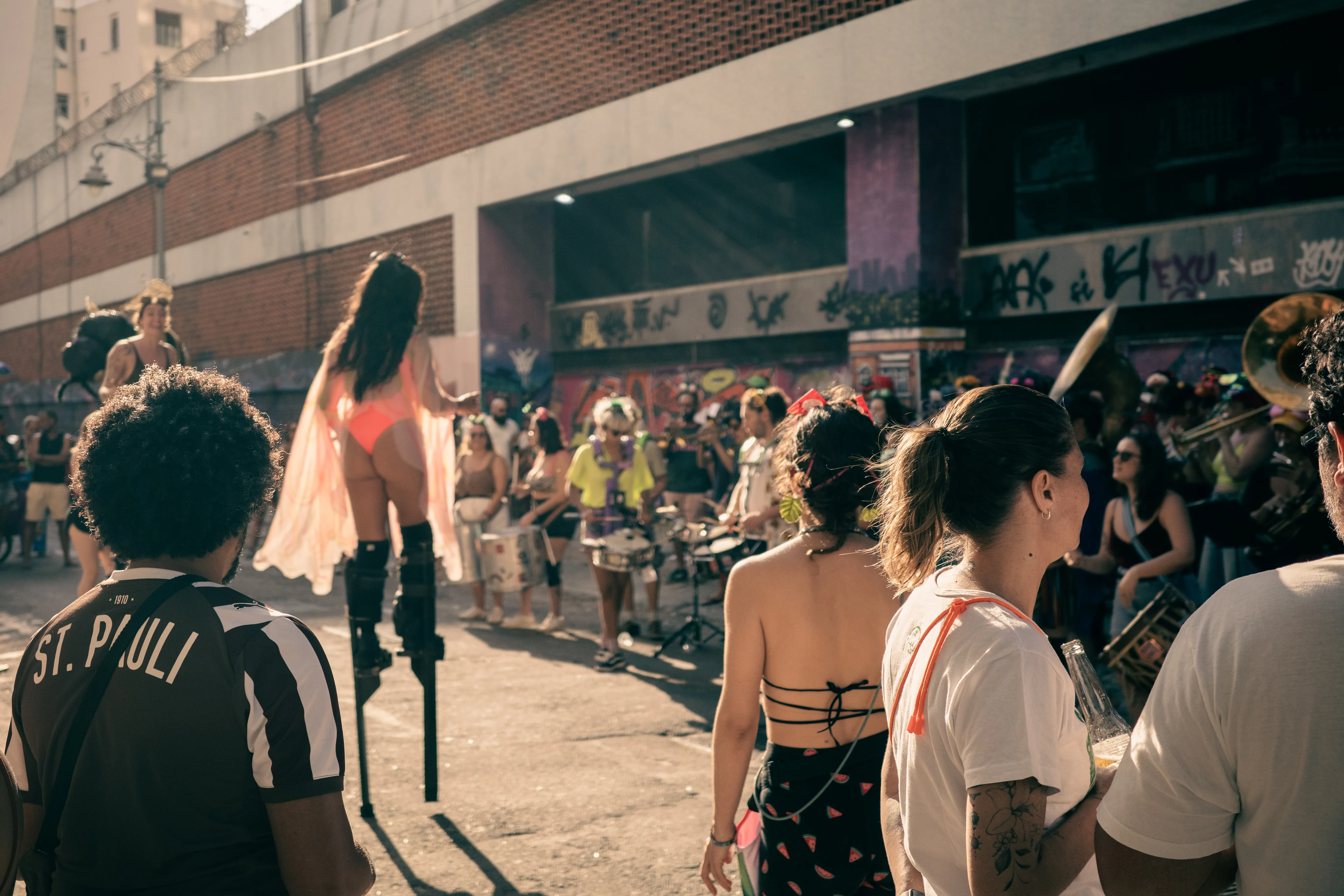 Street carnival bloco in Rio de Janeiro